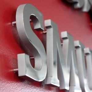 SS Brush finish signages in dubai