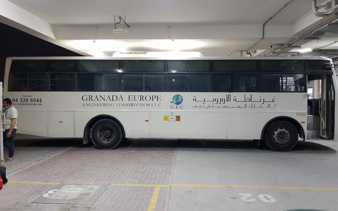 Binghatti Bus branding dubai