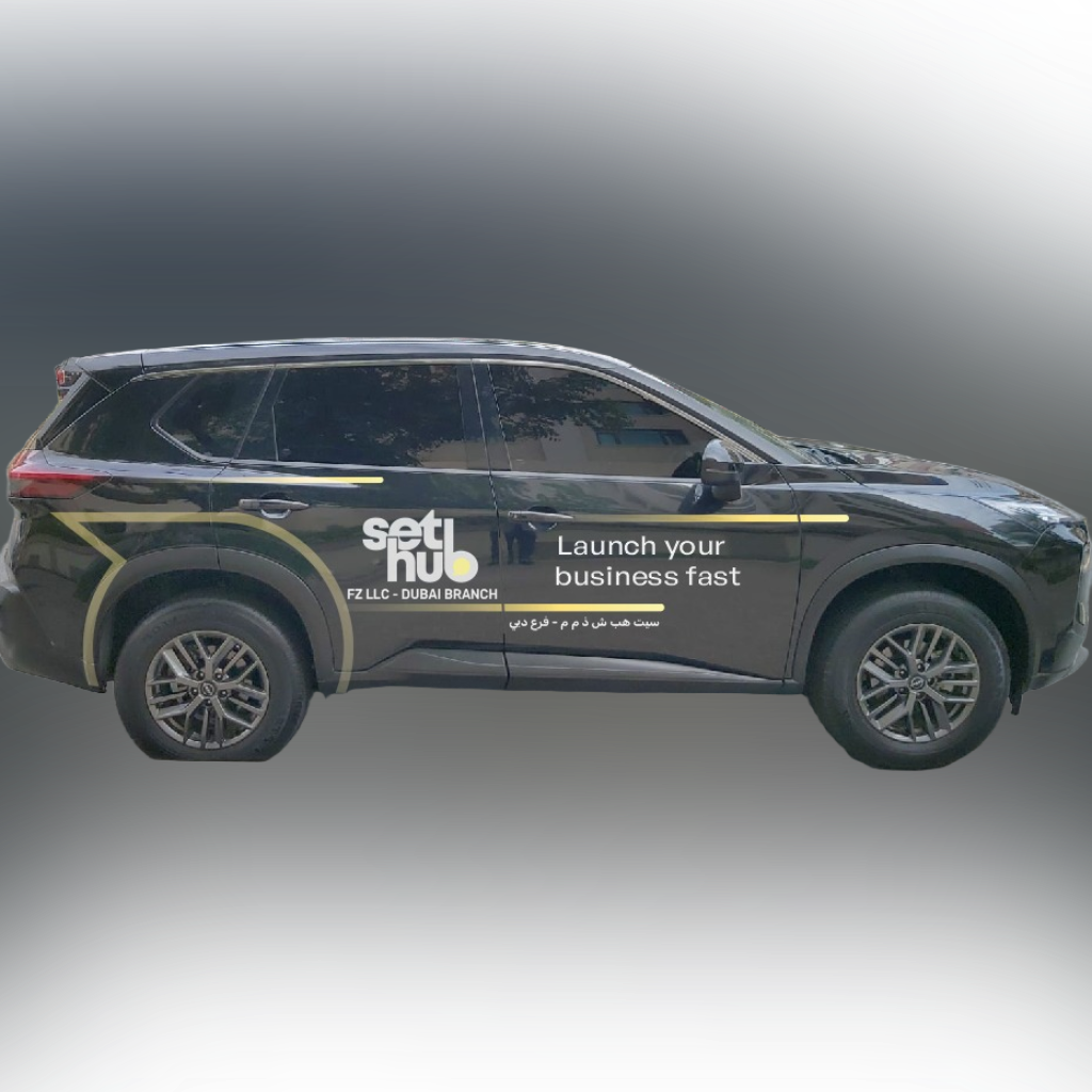 Vehicle cutout branding uae