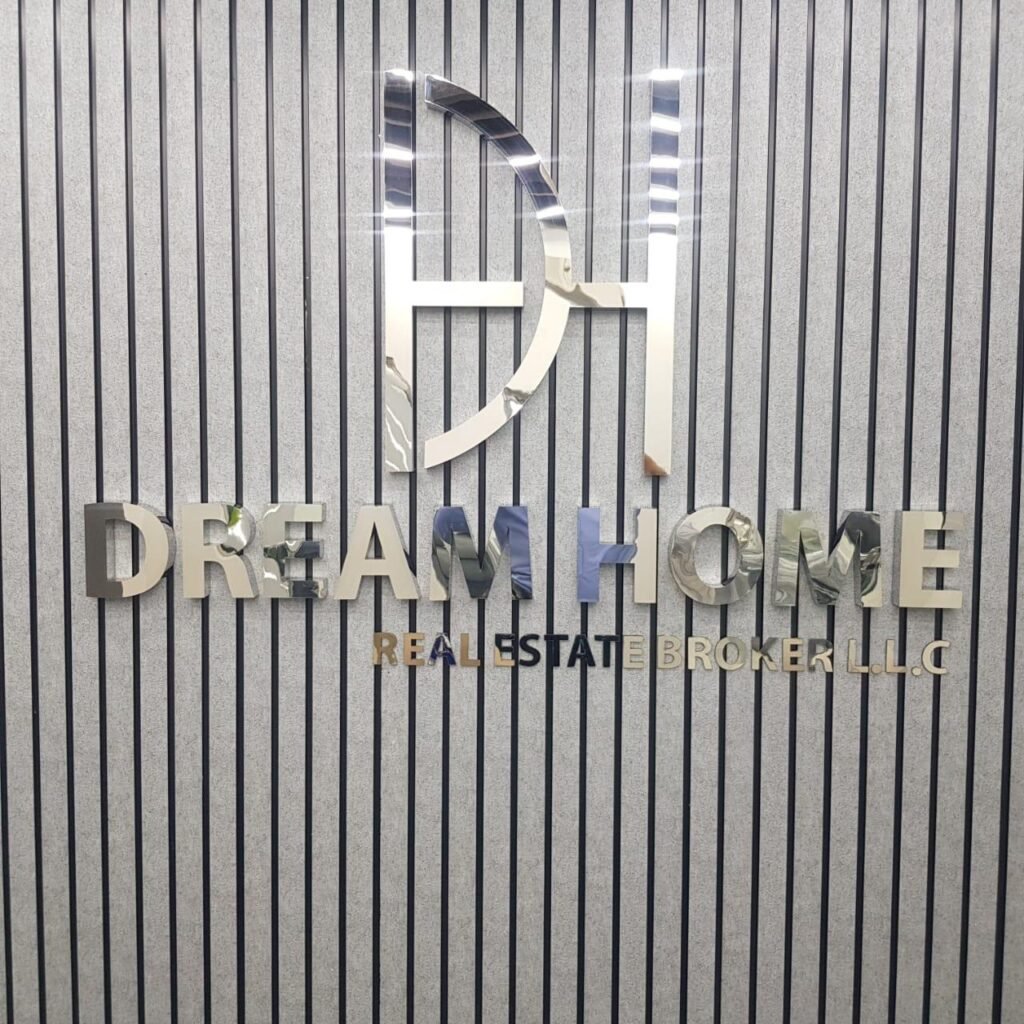Stainless Steel Wall Sign Dubai
