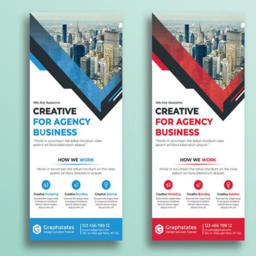DL Size flyer Printing in dubai uae
