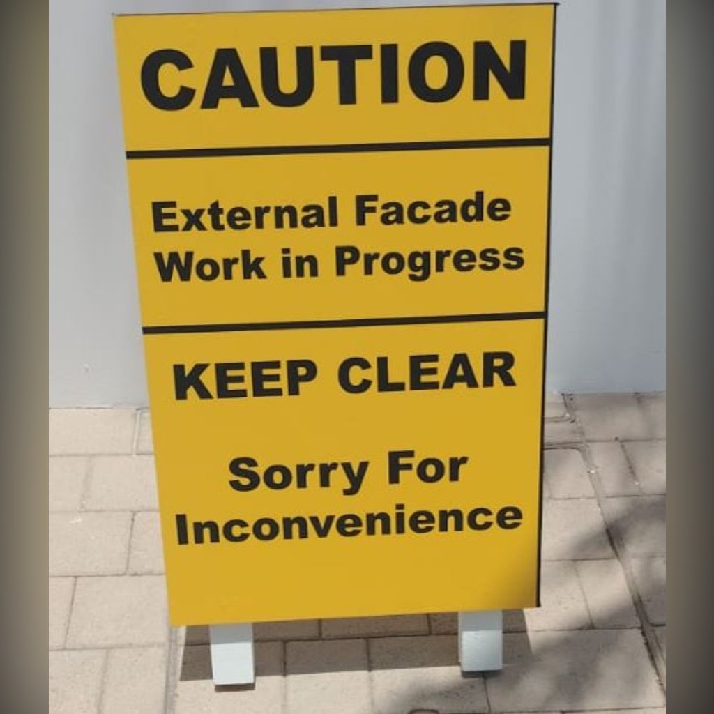 Plywood Reflective signs Dubai UAE Abu Dhabi Sharjah Ajman Fujirah Ras al Khiman Oman